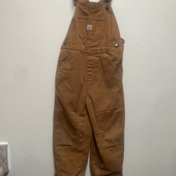 Carhartt Other - Carhartt Brown Overalls boys 4t